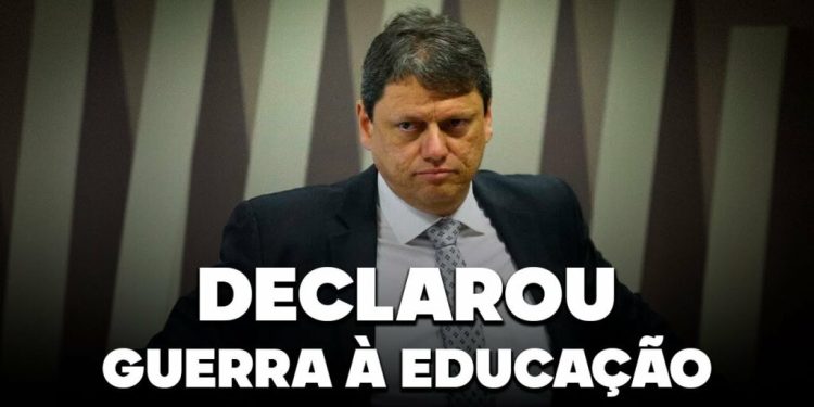 Ataques em série de Tarcísio contra a Educação. Artigo: Profª. Bebel – Deputada Estadual(PT-SP)